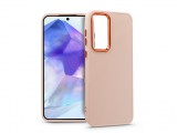 Haffner Samsung Galaxy A55 szilikon hátlap - Frame - rózsaszín