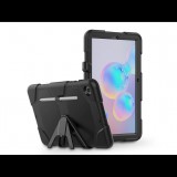 Haffner Samsung P610/P615 Galaxy Tab S6 Lite 10.4 ütésálló tablet tok 360 fokos         védelemmel, kijelzővédő üveggel - Survive - fekete (ECO csomagolás) (FN0229) - Tablet tok