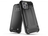 Haffner Samsung S906 Galaxy S22+ 5G ütésálló hátlap - Armor - fekete