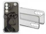 Haffner Samsung SM-A057F Galaxy A05s szilikon hátlap - Gray Monkey - átlátszó