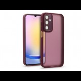 Haffner Samsung SM-A256 Galaxy A25 5G hátlap kameravédő peremmel, lencsevédő üveggel - Variete - bíbor (HF255083)