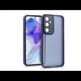 Haffner Samsung SM-A556 Galaxy A55 hátlap kameravédő peremmel, lencsevédő üveggel - Variete - sötétkék (HF268113)
