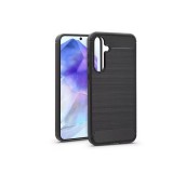 Haffner Samsung SM-A556 Galaxy A55 szilikon hátlap - Carbon - fekete (HF272172)