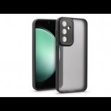 Haffner Samsung SM-S711 Galaxy S23 FE hátlap kameravédő peremmel, lencsevédő üveggel - Variete - fekete (HF238338)
