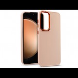 Haffner Samsung SM-S711 Galaxy S23 FE szilikon hátlap - Frame - rózsaszín (HF227196)