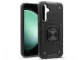 Haffner Samsung SM-S711 Galaxy S23 FE ütésálló hátlap gyűrűvel és kameravédővel - Nitro Hybrid - fekete