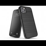 Haffner Samsung SM-S911 Galaxy S23 szilikon hátlap - Carbon - fekete (PT-6531)