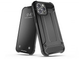 Haffner Samsung SM-S911 Galaxy S23 ütésálló hátlap - Armor - fekete