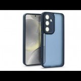 Haffner Samsung SM-S921 Galaxy S24 hátlap kameravédő peremmel, lencsevédő üveggel - Variete - sötétkék (HF238390)