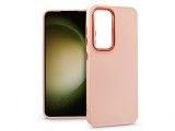 Haffner Samsung SM-S921 Galaxy S24 szilikon hátlap - Frame - rózsaszín
