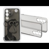 Haffner Samsung SM-S926 Galaxy S24+ szilikon hátlap - Gray Monkey - átlátszó (HF239038)