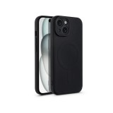 Haffner Silicone Mag Cover szilikon tok - Apple iPhone 15 Plus - fekete
