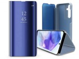 Haffner Smart Clear View oldalra nyíló flipes tok - Samsung SM-A556 Galaxy A55 - kék