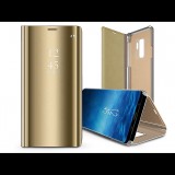 Haffner Smart Clear View oldalra nyíló flipes tok - Samsung SM-S911 Galaxy S23 - arany (TF-0238)