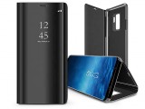 Haffner Smart Clear View oldalra nyíló flipes tok - Samsung SM-S911 Galaxy S23 - fekete