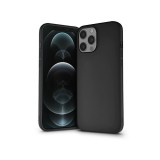 Haffner Soft Premium szilikon tok - Apple iPhone 12 Pro Max - fekete