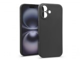 Haffner Soft szilikon tok - Apple iPhone 16 - fekete
