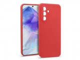 Haffner Soft szilikon tok - Samsung Galaxy A55 5G - piros