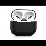 Haffner Szilikon védőtok Apple AirPods 3 fülhallgatóhoz - fekete - ECO csomagolás (FN0268)