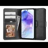 Haffner Tech-Protect Wallet Book Flip bőrtok - Samsung SM-A556 Galaxy A55 - fekete (TP692118)