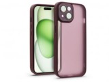 Haffner Variete Apple iPhone 15 Plus tok lencsevédő üveggel bíborszínű (HF241000)