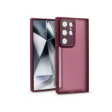 Haffner Variete tok kameravédő lencsevédő üveggel - Samsung SM-S928 Galaxy S24 Ultra - bíbor