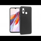 Haffner Xiaomi Redmi 12C szilikon hátlap - Soft - fekete (PT-6795)