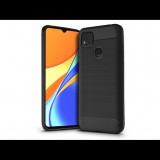 Haffner Xiaomi Redmi 9C szilikon hátlap - Carbon - fekete (PT-5871)