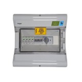 Hager ExPL-AC 3 fázisú T1+T2 osztályú 40A Kismegszakítós zárlatvédelmi doboz (EXPL-AC-3F-K40-M40-T1+2-ÁSZ)