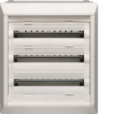 HAGER FU32DN Vega D, 3 soros, süllyesztett elosztó, teljesen beépített, ajtó nélkül, 72 modul, 656x550x110,