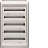 HAGER FU52DN Vega D, 5 soros, süllyesztett elosztó, teljesen beépített, ajtó nélkül, 120 modul, 956x550x110,