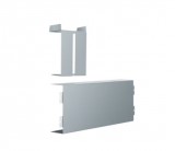 HAGER R2696VERZ T-idom sarok, vágást takaró, LFS, acél, vágást takaró, 60x150mm, horganyzott