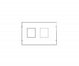 HAGER UC442HM Quadro beépítő készlet h630 LSI komp. megszakító sorozathoz motoros hajtás, függőleges beép. 300mm magas, 800mm széles