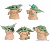 Haikou Squid and Department Store Co. Ltd. 5 db-os Star Wars Baby Yoda Grogu jellegű figura szett