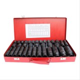 Haina HB-6776 Erősített Fekete Dugókulcs készlet 35-részes