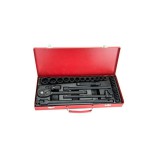 Haina HB-6818 Erősitett Racsnis Dugókulcs készlet 1/2" 26-részes 12csillagos