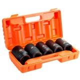 Haina HB-6834 Erősitett Fekete Dugókulcs készlet 1"coll 5-részes 90mm