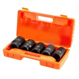Haina HB-6836 Erősitett Fekete Dugókulcs készlet 1"coll 5-részes 78mm
