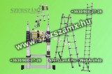 Haina M143-5MLT Kétágú Teleszkopós Létra 5m (2x2,5m)