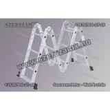 Haina M96 Aluminíum Csuklós 4x3 Létra