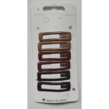 Hair Power csit-csat szett, Brown, 6 db