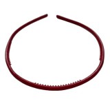 Hair Power keskeny fényes hajpánt, piros