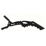 Hair Power krokodil csipesz, fekete, 1 db