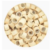 Hair Power Szilikonos mikrogyűrű hajhosszabbításhoz 4,5 mm szőke, 100 db