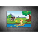 Hajókázás Vászonkép 001 gy-001