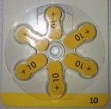 HALLÓKÉSZÜLÉK ELEM Varta Oction 10 - 6db gombelem/csomag