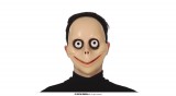 Halloween farsangi jelmez kiegészítő - Ijesztő arc, momo maszk