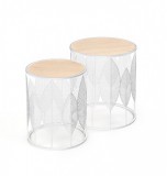 Halmar FOLLA - Kisasztal szett (fehér)