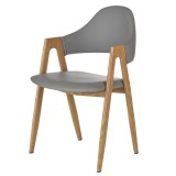 Halmar K247- Étkezőszék (szürke)