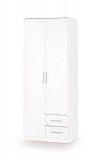 Halmar LIMA S-2 - Gardróbszekrény - fehér
